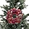 20" Pink Holly Jolly Ornament Wreath by Ashland®